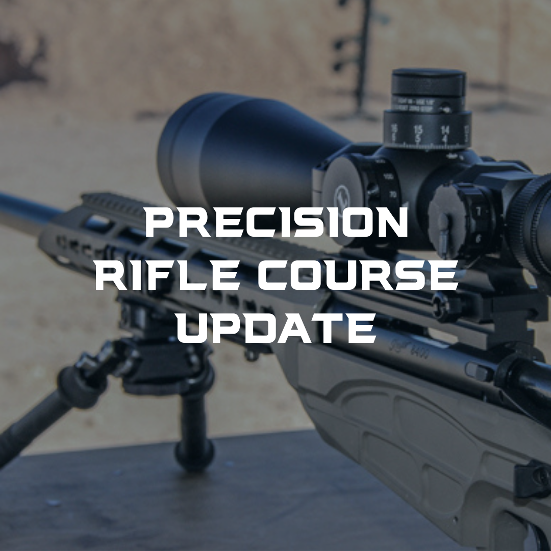 Precision Rifle Course Update