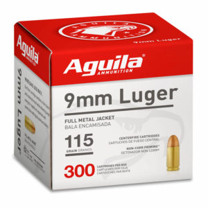 Aguila 9mm 115gr 300CT