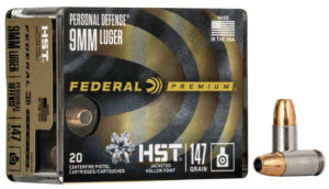 Federal Personal Defense HST 9mm 147gr