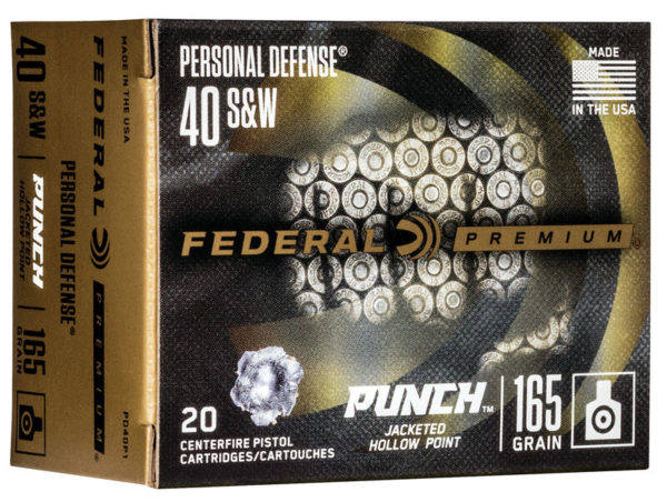 Personal Defense Punch .40SW 165gr JHP
