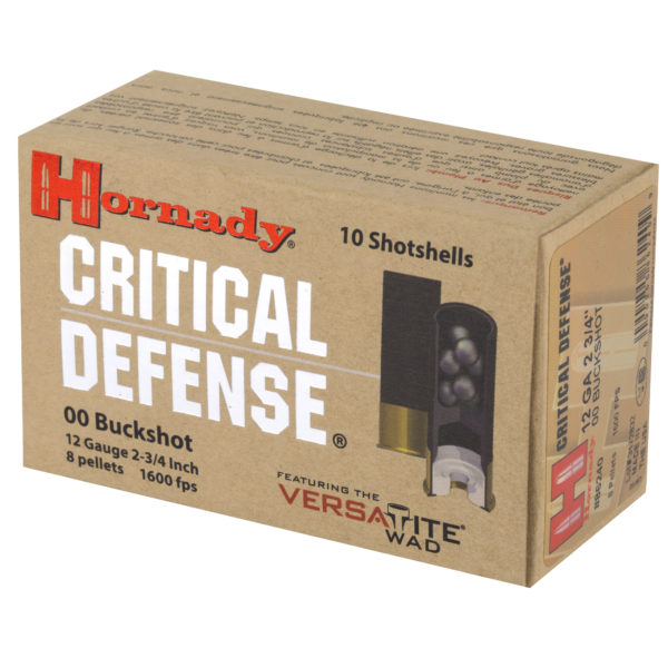 Hornady Critical Defense 12GA 2.75" 00 Buck