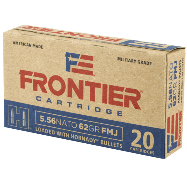 Hornady Frontier 5.56 NATO 62gr FMJ