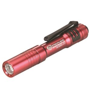 MicroStream USB Rechargeable Flashlight Red