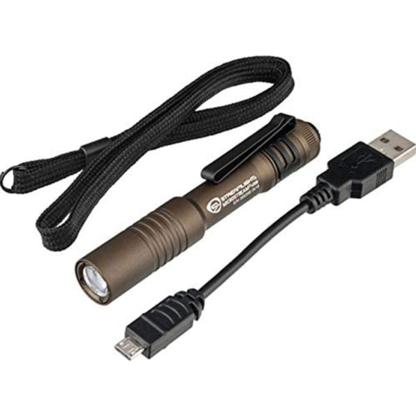 MicroStream USB Rechargeable Flashlight FDE