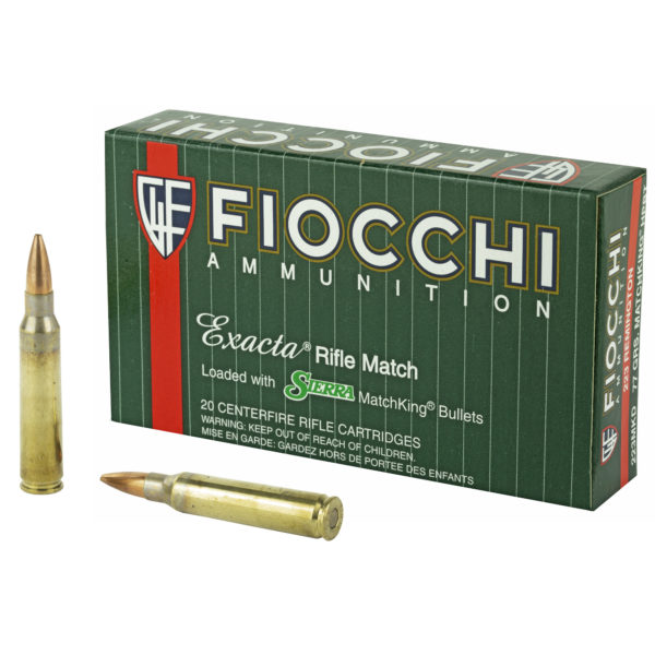 Fiocchi .223 Remington 77gr HPBT